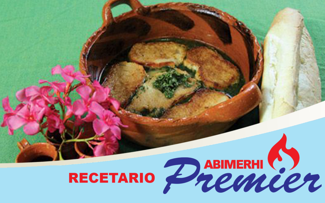 RECETARIO ABIMERHI PREMIER: SOPA DE PAN FRANCÉS