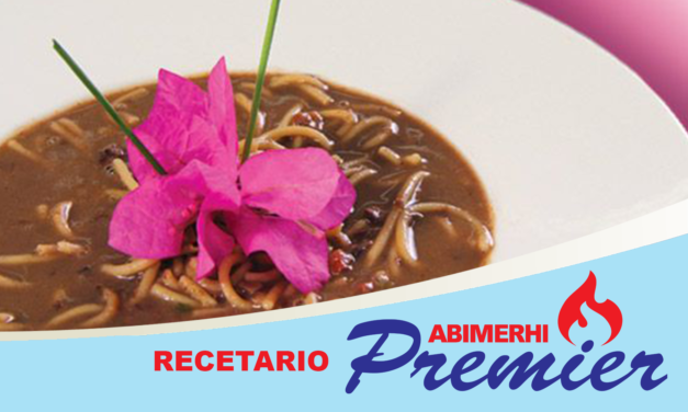RECETARIO ABIMERHI PREMIER: SOPA DE FIDEOS CON FRIJOL
