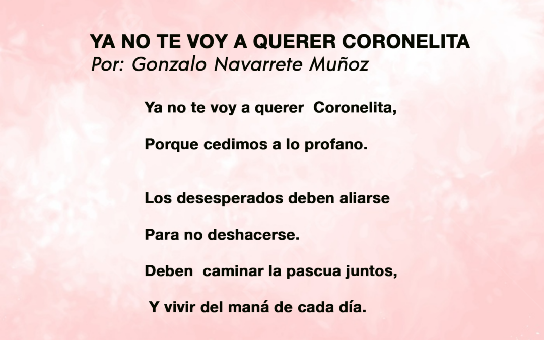 YA NO TE VOY A QUERER CORONELITA