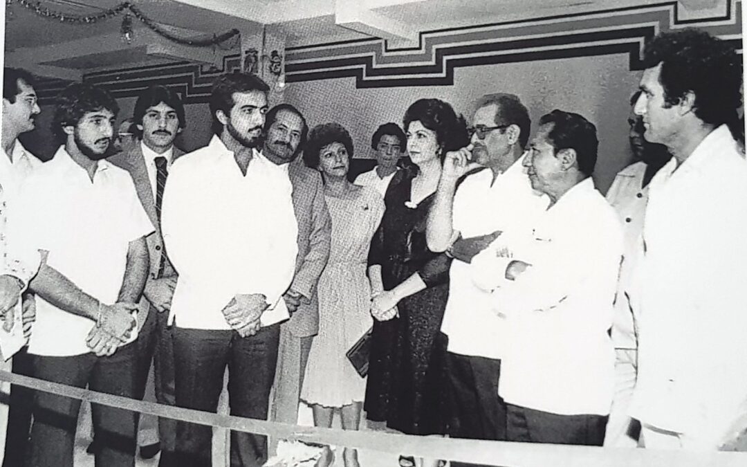 LA FAMILIA ABRAHAM EN LA INAUGURACIÓN DE SAN FRANCISCO DE ASÍS