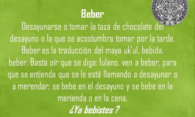 BEBER: ¿YA BEBISTES?