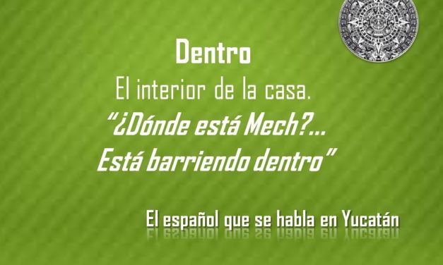 DENTRO: “¿DÓNDE ESTÁ MECH?…ESTÁ BARRIENDO DENTRO”