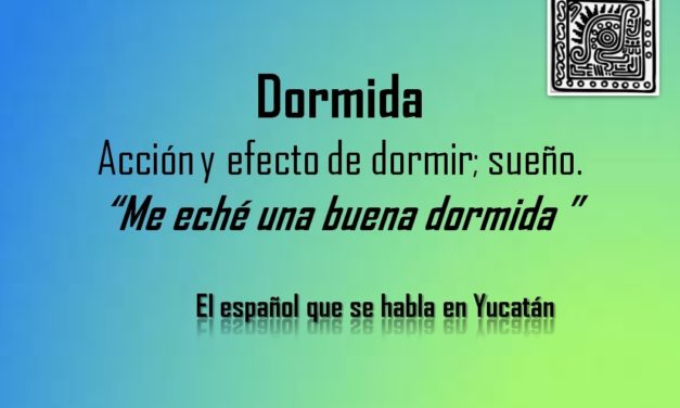 DORMIDA: «ME ECHÉ UNA BUENA DORMIDA»