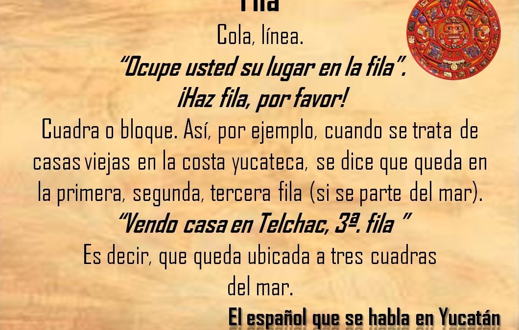 FILA: «HAZ FILA, POR FAVOR»