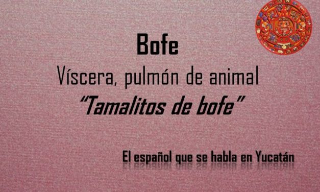 BOFE: «TAMALITOS DE BOFE»