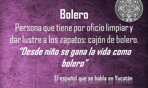 BOLERO: «DESDE NIÑO SE GANA LA VIDA COMO BOLERO»