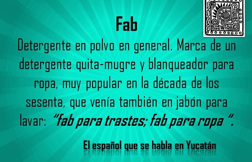 FAB: «FAB PARA LOS TRASTES»