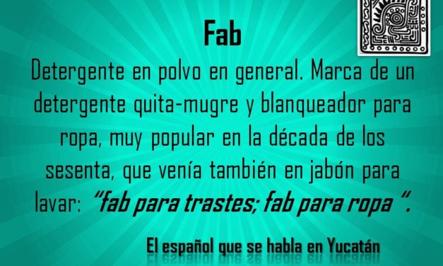 FAB: «FAB PARA LOS TRASTES»