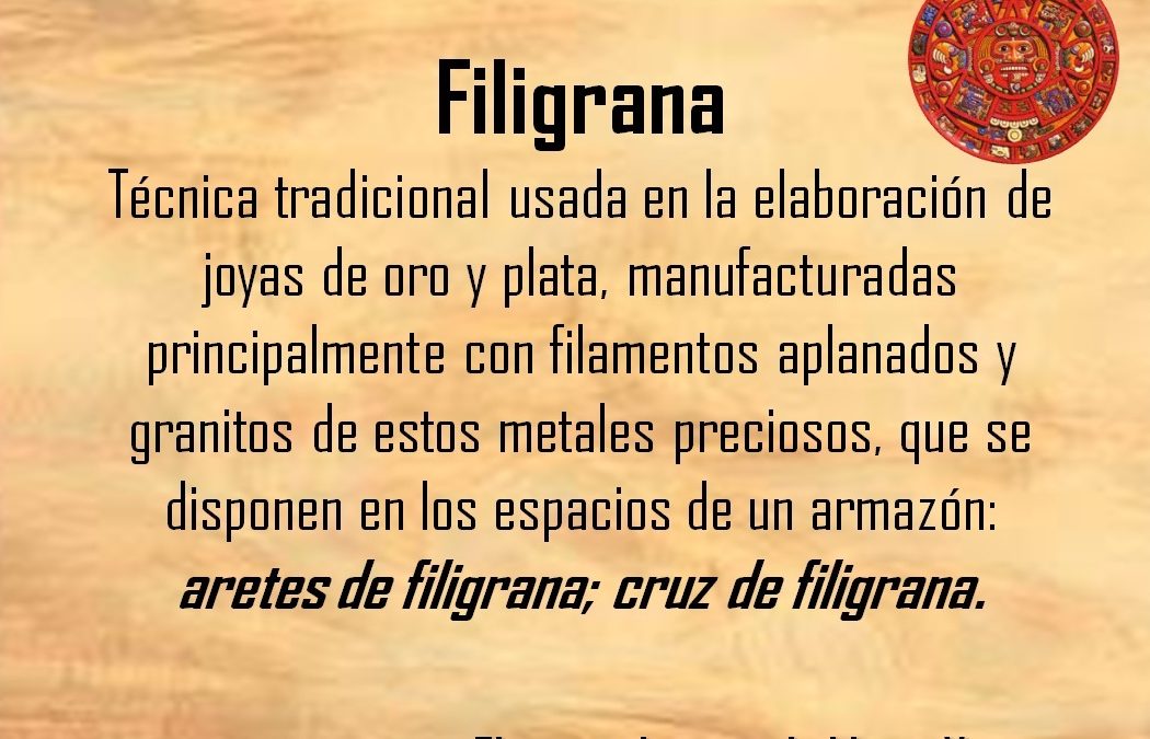 FILIGRANA: «ARETES DE FILIGRANA»