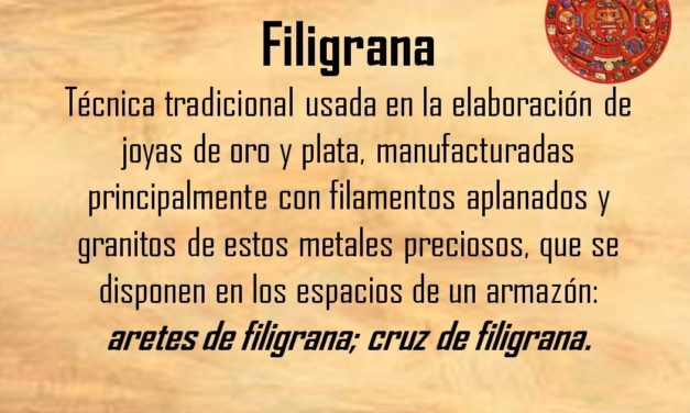 FILIGRANA: «ARETES DE FILIGRANA»