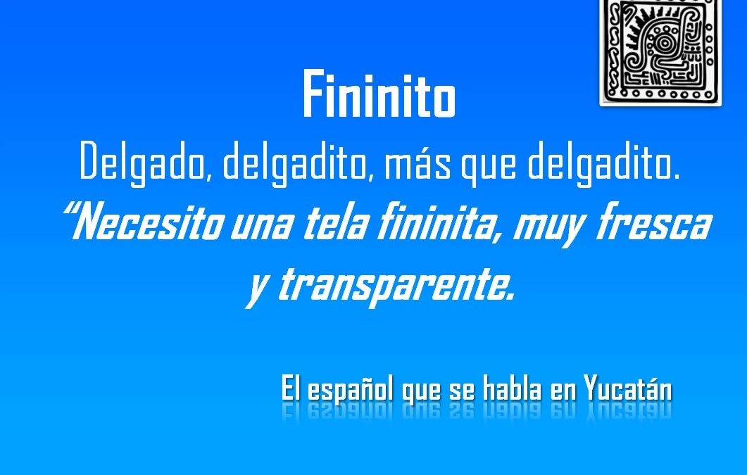 FININITO: «NECESITO UNA TELA FININITA, MUY FRESCA Y TRANSPARENTE»