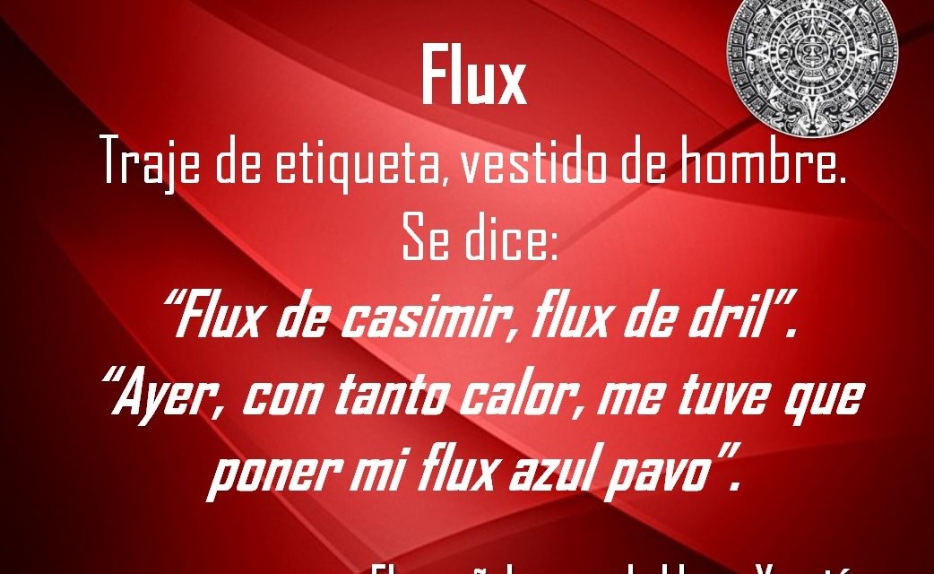 FLUX: «ME TUVE QUE PONER MI FLUX AZUL PAVO