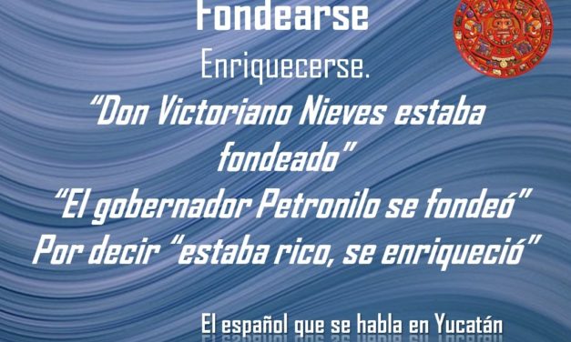 FONDEARSE: «DON VICTORIANO NIEVES ESTABA FONDEADO»