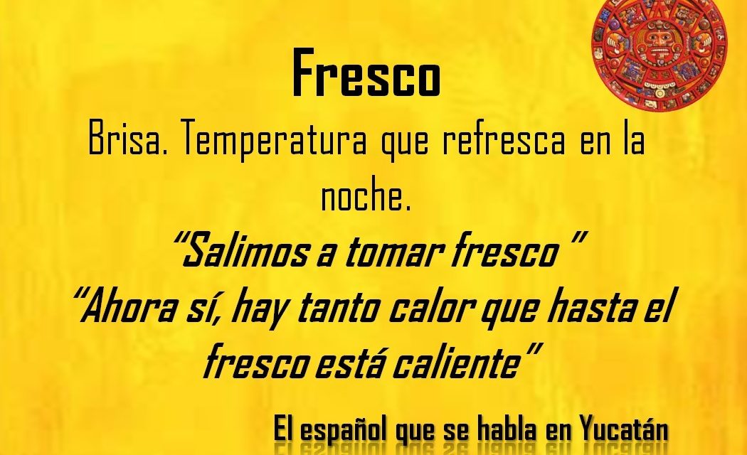 FRESCO: «SALIMOS A TOMAR FRESCO»