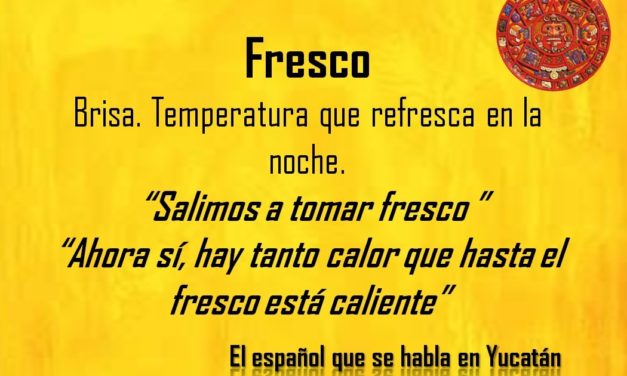 FRESCO: «SALIMOS A TOMAR FRESCO»