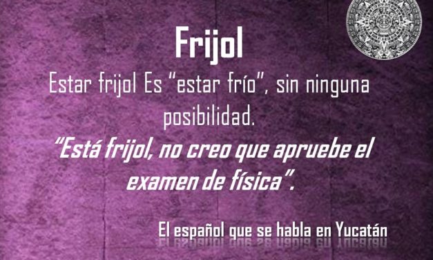 FRIJOL: «ESTÁ FRIJOL, NO CREO QUE APRUEBE EL EXAMEN DE FÍSICA»