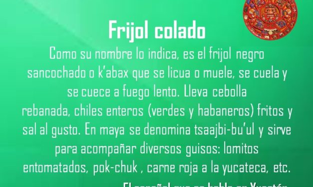 FRIJOL COLADO