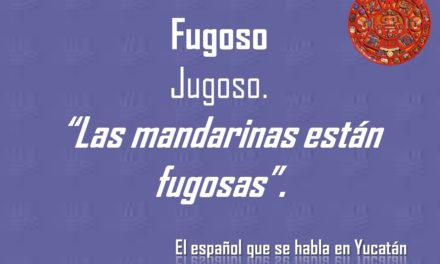 FUGOSO: «LAS MANDARINAS ESTÁN FUGOSAS»
