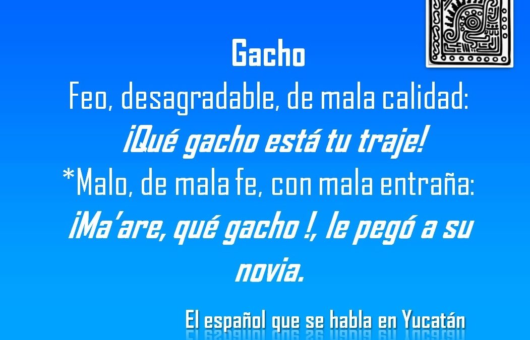 GACHO: ¡QUÉ GACHO ESTÁ TU TRAJE!