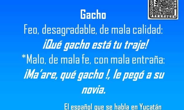 GACHO: ¡QUÉ GACHO ESTÁ TU TRAJE!