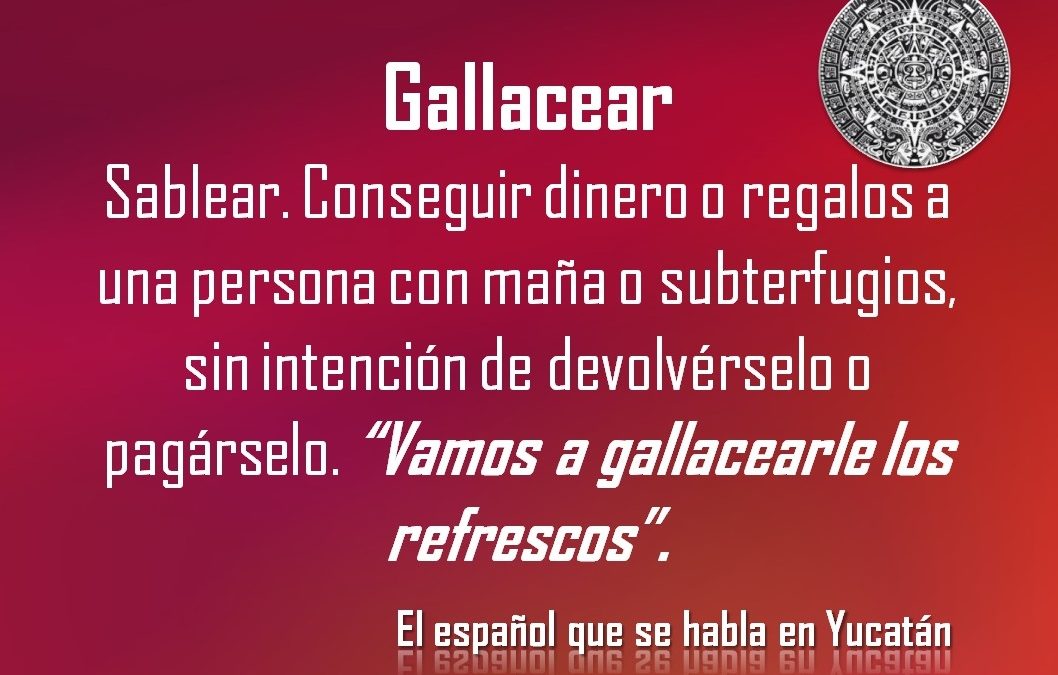 GALLACEAR: «VAMOS A GALLACEARLE LOS REFRESCOS»