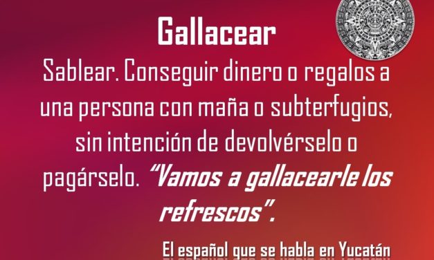 GALLACEAR: «VAMOS A GALLACEARLE LOS REFRESCOS»