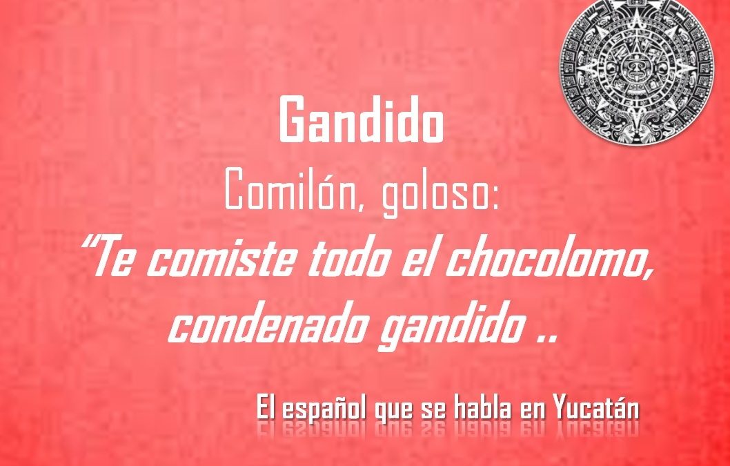 GANDIDO: «TE COMISTE TODO EL CHOCOLOMO, CONDENADO GANDIDO»