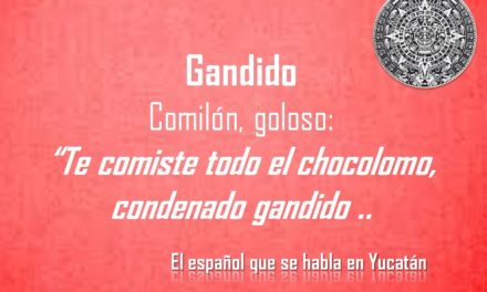 GANDIDO: «TE COMISTE TODO EL CHOCOLOMO, CONDENADO GANDIDO»