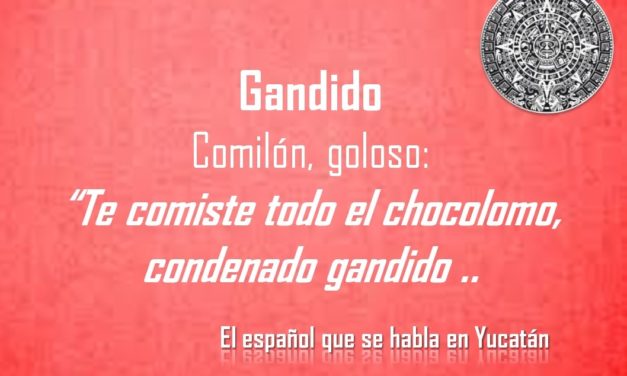 GANDIDO: «TE COMISTE TODO EL CHOCOLOMO, CONDENADO GANDIDO»