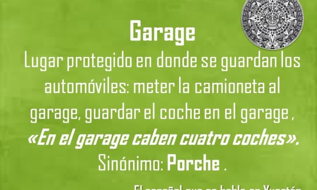GARAGE: EN EL GARAGE CABEN CUATRO COCHES»