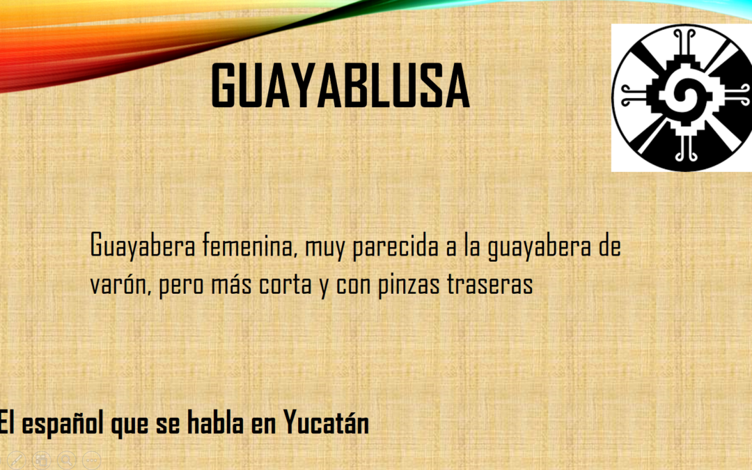GUAYABLUSA: «GUAYABERA FEMENINA PERO MÁS CORTA Y CON PINZAS TRASERAS»