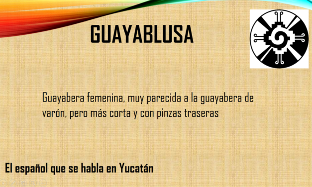 GUAYABLUSA: «GUAYABERA FEMENINA PERO MÁS CORTA Y CON PINZAS TRASERAS»