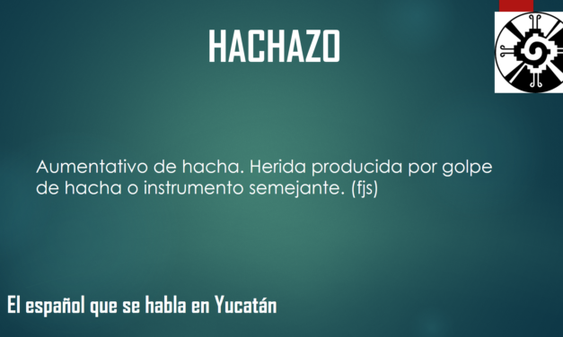 HACHAZO: «HERIDA PRODUCIDA POR GOLPE DE HACHA»