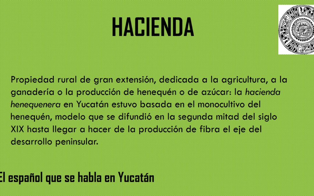 HACIENDA: «PROPIEDAD RURAL DE GRAN EXTENSIÓN»