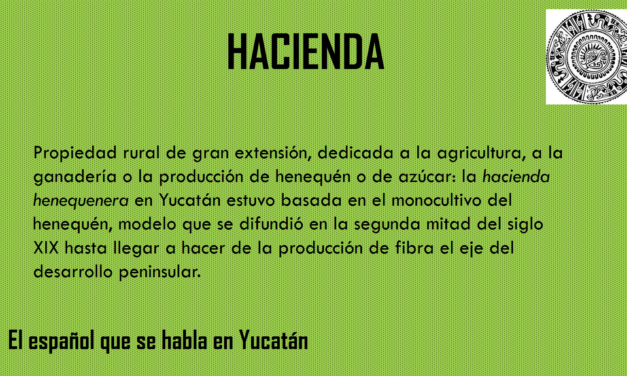 HACIENDA: «PROPIEDAD RURAL DE GRAN EXTENSIÓN»