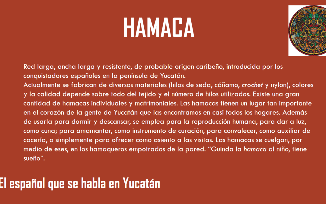 HAMACA: «RED LARGA, ANCHA Y RESISTENTE»