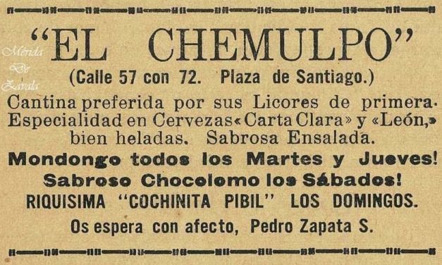 CANTINAS DE MÉRIDA, «EL CHEMULPO»