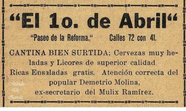 CANTINAS DE MÉRIDA, «EL 1 ° DE ABRIL»