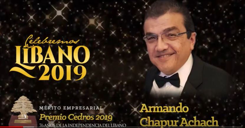 VIDEO:  ARMANDO CHAPUR:  PREMIO CEDROS 2019