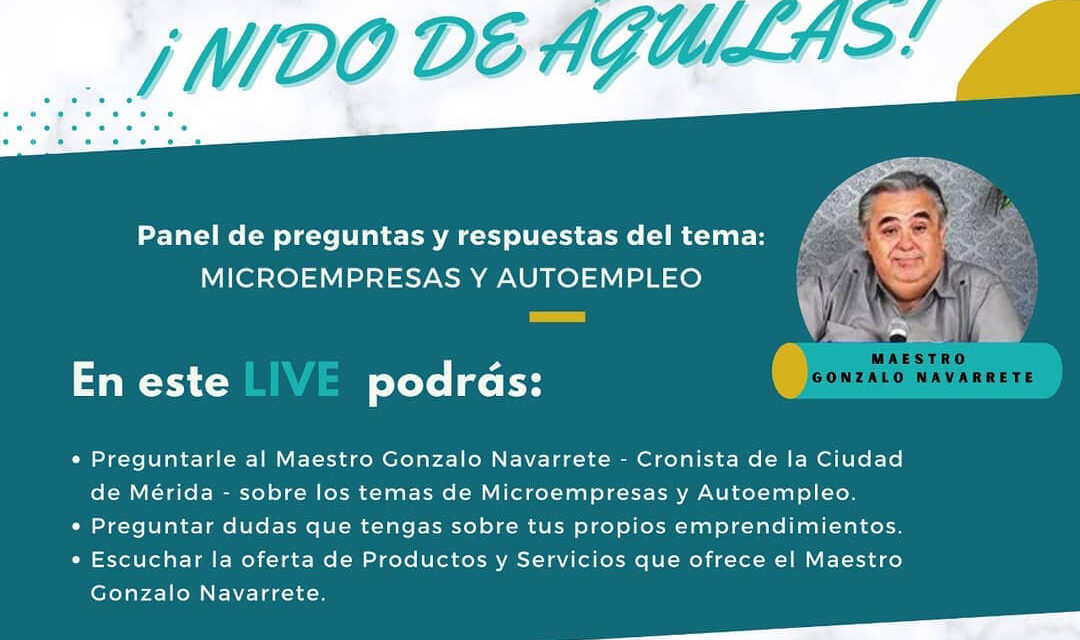 NIDO DE AGUILAS 1: GONZALO NAVARRETE – Microempresas y Autoempleo