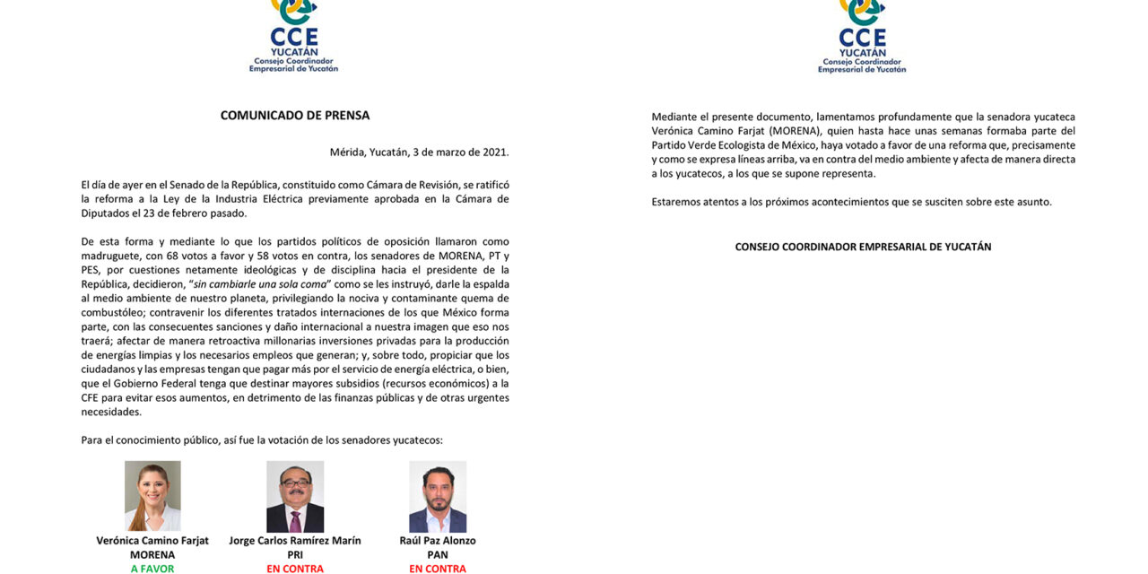 Reforma a la Ley de la Industria Eléctrica