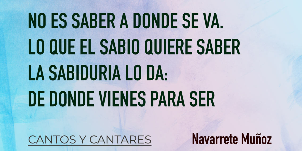 CANTOS Y CANTARES