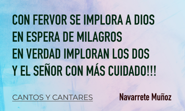 CANTOS Y CANTARES