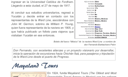 Don Fernando Barbachano Peón y la Naviera Ward Line