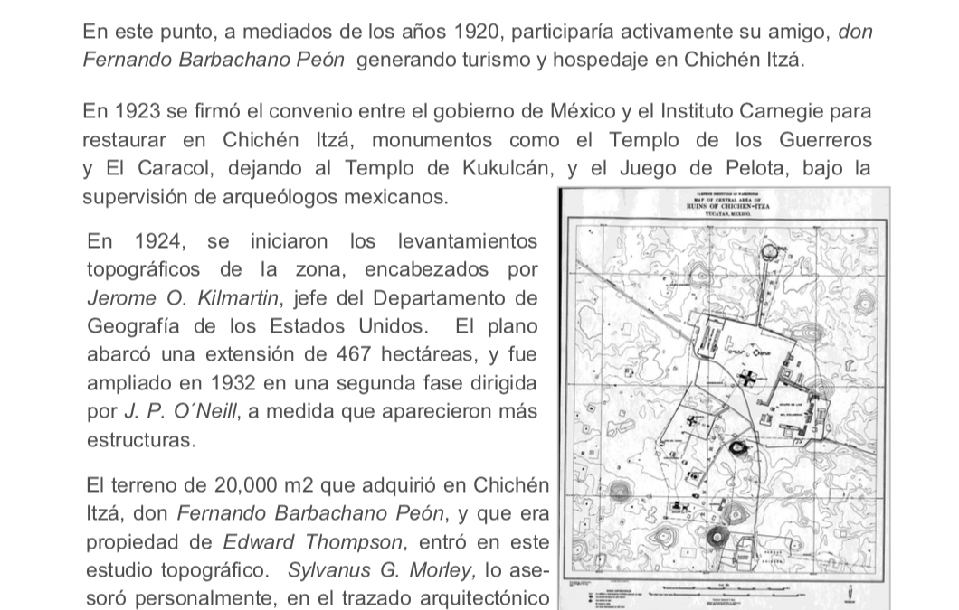El arqueólogo Sylvanus G. Morley, y la construcción del Mayaland Lodge
