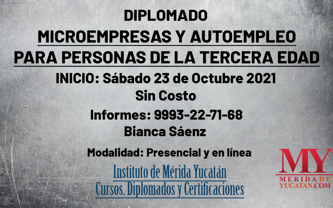 Diplomado: Microempresas y autoempleo para personas de la tercera edad