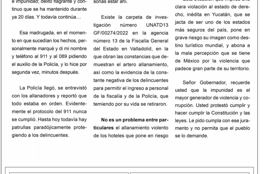 Carta Abierta