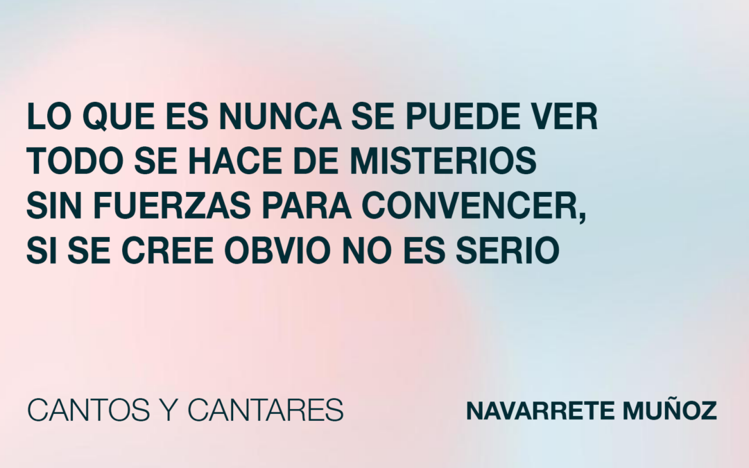 CANTOS Y CANTARES