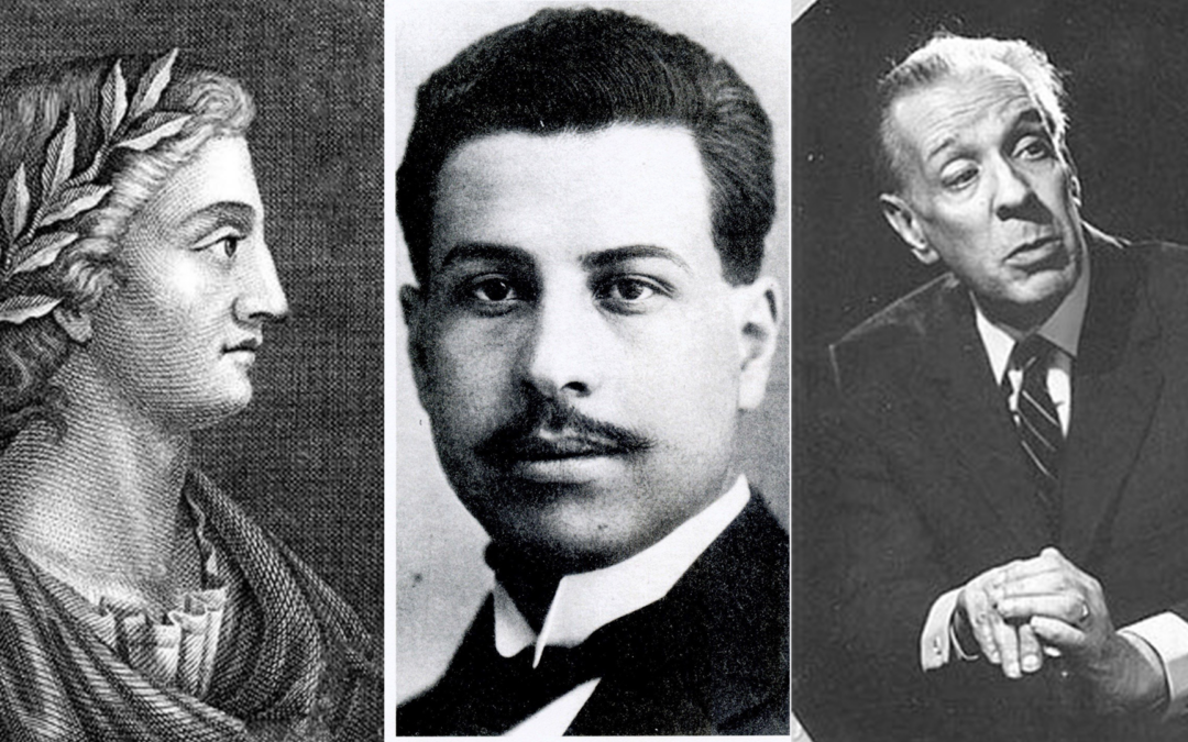 VIRGILIO, RAMÓN  LOPEZ VELARDE Y JORGE LUIS BORGES