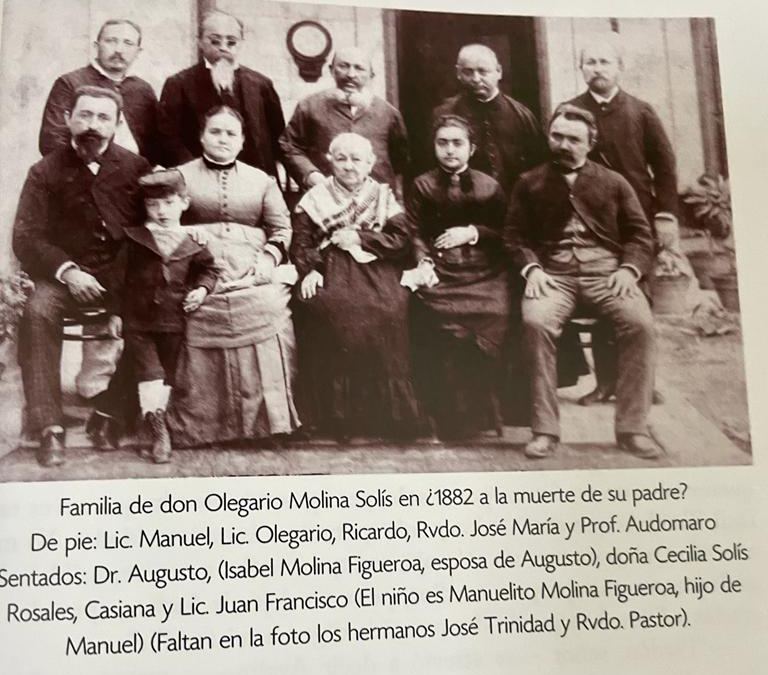 La célebre familia Molina Solís
